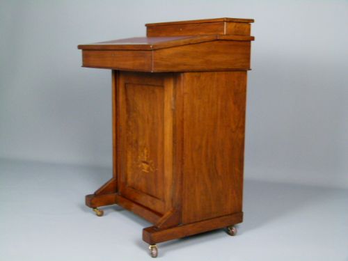 fig 4. Edwardian Inlaid Mahogany & Rosewood Davenport