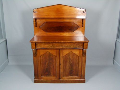 fig 1. Quality Victorian Flame Mahogany Sideboard Cabinet