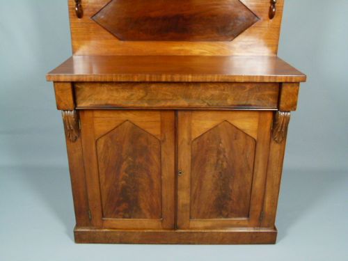 fig 2. Quality Victorian Flame Mahogany Sideboard Cabinet