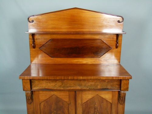 fig 3. Quality Victorian Flame Mahogany Sideboard Cabinet