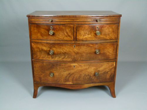 fig 1.  Georgian Mahogany Bow-Front Chest Of Drawers
 
 
 
 
 
 
 
 