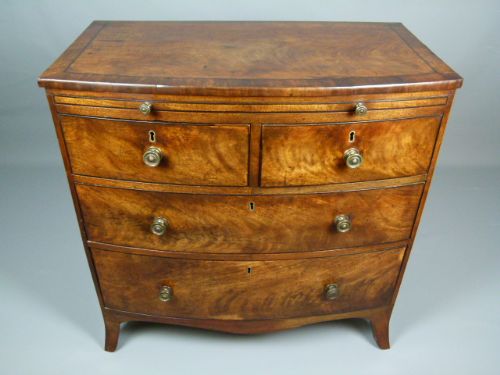fig 2.  Georgian Mahogany Bow-Front Chest Of Drawers
 
 
 
 
 
 
 
 