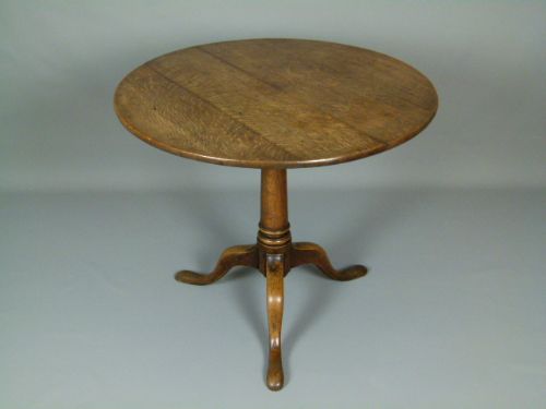 fig 2. Georgian Country Oak Tilt-Top Breakfast/ Supper Table
