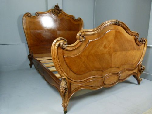 Very Fine Louis Xv Style-rococo French Double Bed