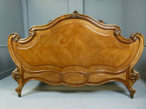 fig 2. Very Fine Louis XV Style-Rococo French Double Bed 