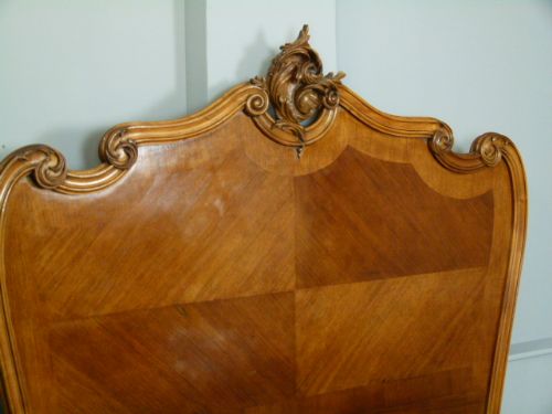 fig 4. Very Fine Louis XV Style-Rococo French Double Bed 