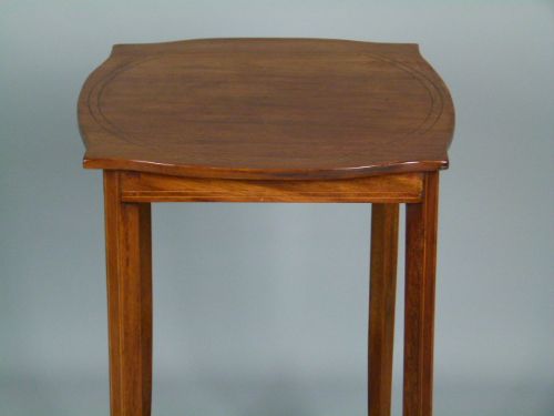 fig 3. Edwardian Mahogany Inlaid Occasional Table