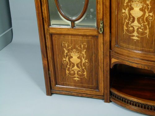 fig 4. Edwardian Rosewood & Marquetry Sideboard