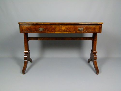 fig 1. Elegant 19thc Burr Walnut Sofa/ Writing Table
