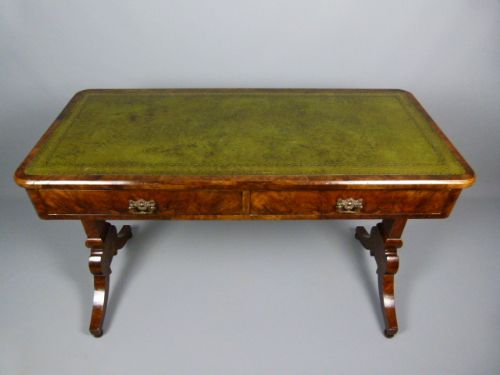 fig 3. Elegant 19thc Burr Walnut Sofa/ Writing Table