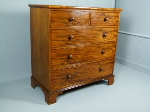 fig 1. Georgian Mahogany Chest Of Drawers
 