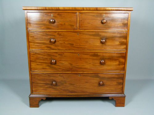 fig 4. Georgian Mahogany Chest Of Drawers
 