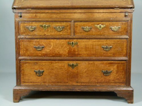 fig 2. Early 18thC Country Oak Bureau