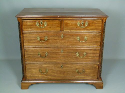 fig 1. George III Mahogany Chest Of Drawers C1760