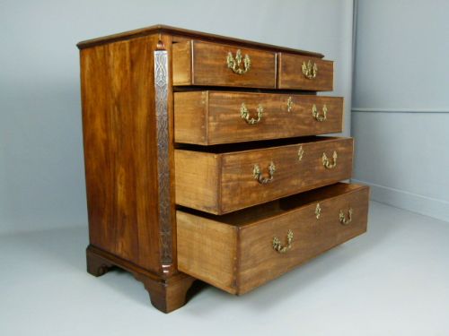 fig 3. George III Mahogany Chest Of Drawers C1760