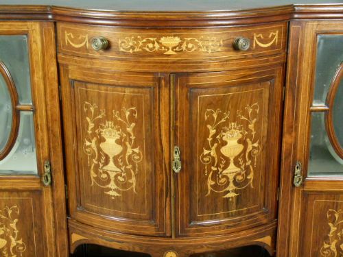fig 5. Edwardian Rosewood & Marquetry Sideboard