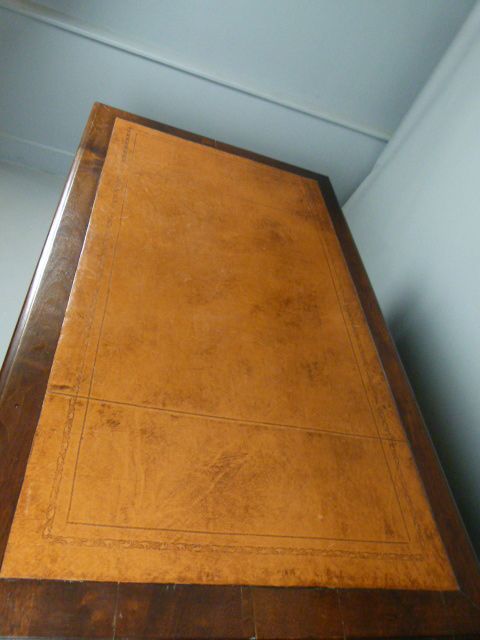 fig 5. Victorian Mahogany Pedestal Desk.