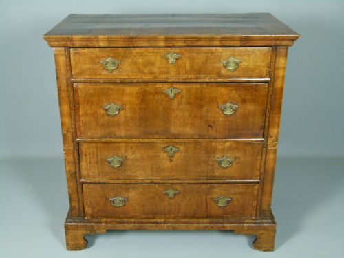 fig 3. Early 18th Century Walnut Chest Of Drawers