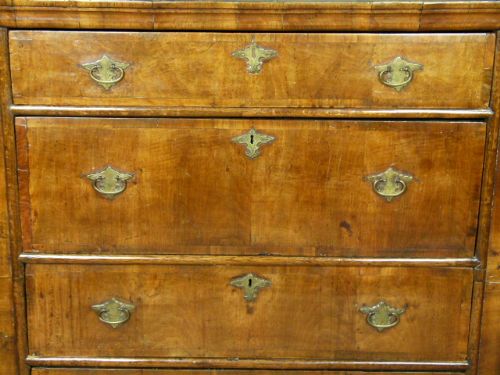 fig 4. Early 18th Century Walnut Chest Of Drawers