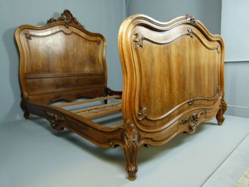 Fine Louis Xv Style-rococo French Double Bed