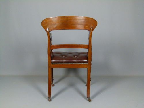 fig 3. Early Victorian Mahogany Desk Chair