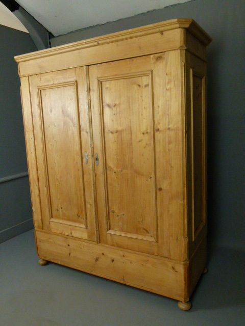 fig 2. 19th Century French Pine Knockdown Armoire