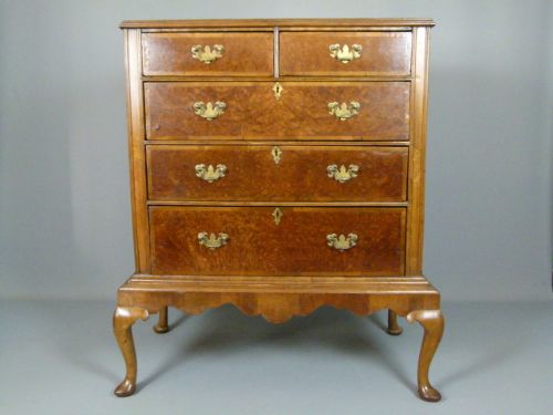 Early 18th Century Walnut Chest on Stand