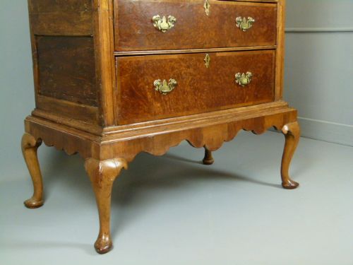fig 2. Early 18th Century Walnut Chest On Stand
