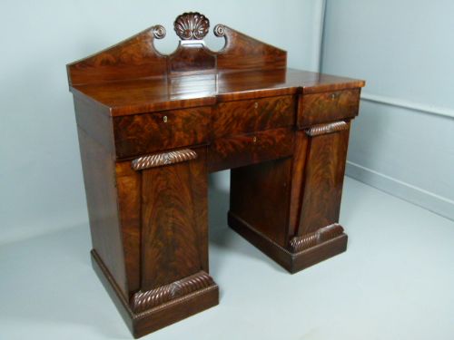 Excellent Quality Regency Flame Mahogany Small Sideboard