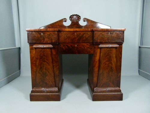 fig 1. Excellent Quality Regency Flame Mahogany Small Sideboard