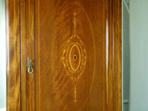 fig 2. Super Quality Edwardian Mahogany Compactum Wardrobe
