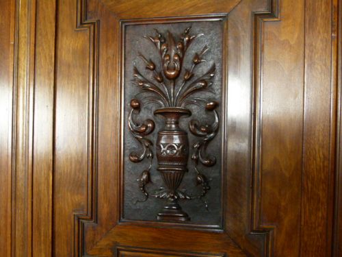 fig 5. Imposing Victorian Walnut Mirror-Back Sideboard