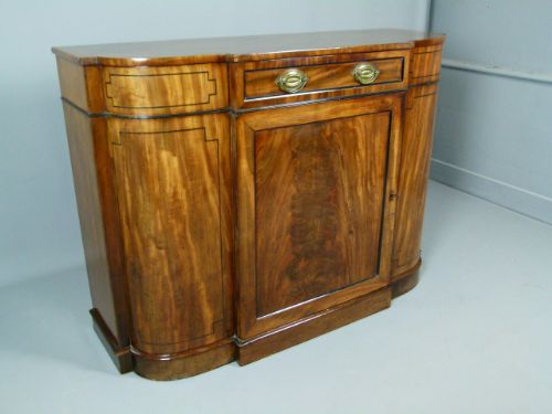 fig 4. Georgian Flame Mahogany Small Side Cabinet Sideboard