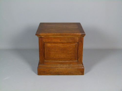 fig 1. Useful Victorian Solid Oak Commode Chest Table