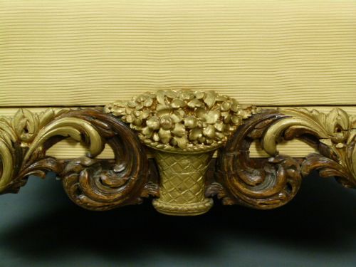 fig 3. Oustanding Quality Walnut & Giltwood Pair Of Bergere Chairs c1900.
