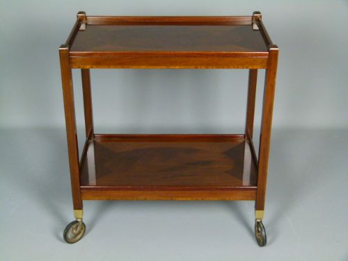 fig 1. Edwardian Mahogany Tea Trolley Cake Stand c1910