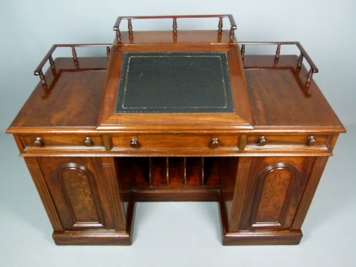 fig 4. Fine Quality Victorian Mahogany Desk