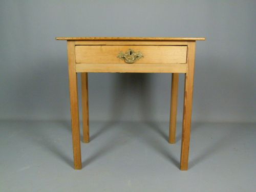 fig 1. Very Charming Georgian Antique Pine Side Hall Table.
