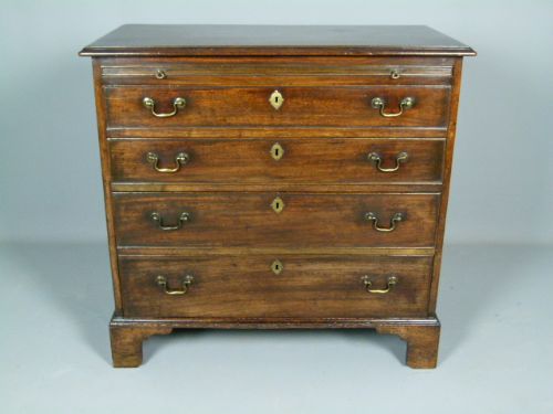 fig 1. Elegant Georgian Small Mahogany Chest Of Drawers 
