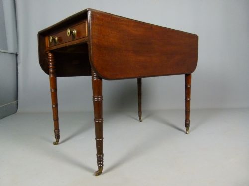 fig 1. Regency Mahogany Pembroke Table