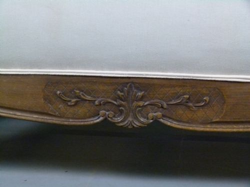 fig 4. French Carved Oak Double Bed c1900
