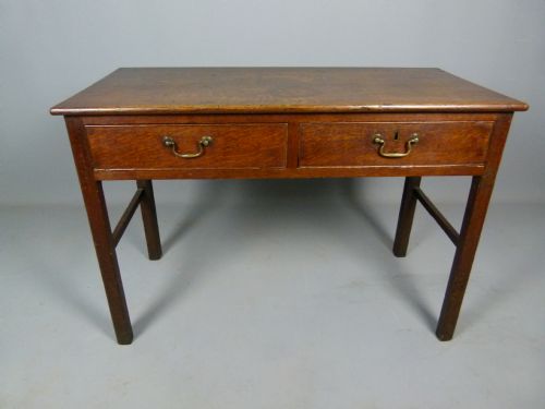 Georgian Country Oak Side Console Table