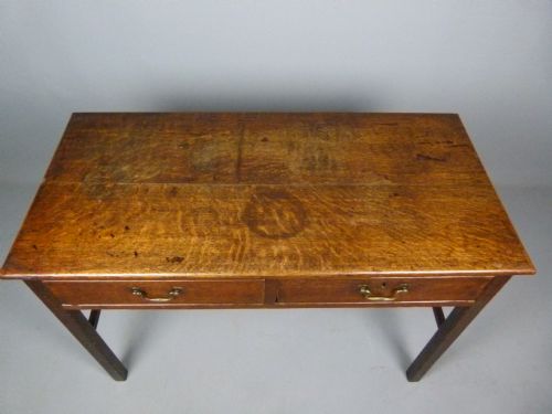 fig 1. Georgian Country Oak Side Console Table