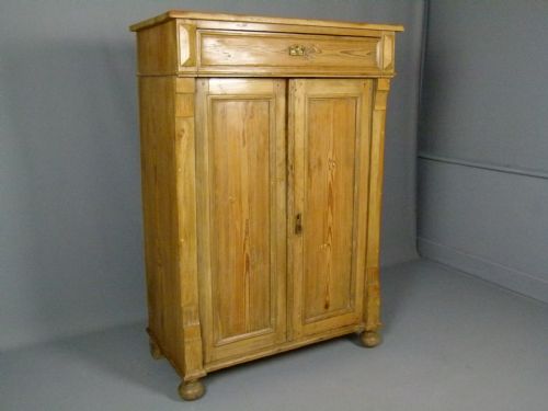 19th Century Antique French Pine Cupboard