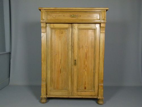 fig 2. 19th Century Antique French Pine Cupboard