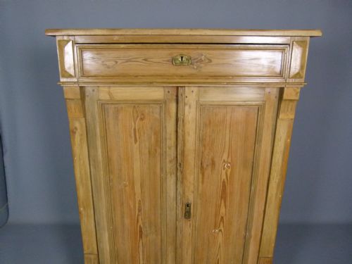 fig 3. 19th Century Antique French Pine Cupboard