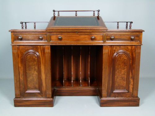 fig 2. Fine Quality Victorian Mahogany Desk