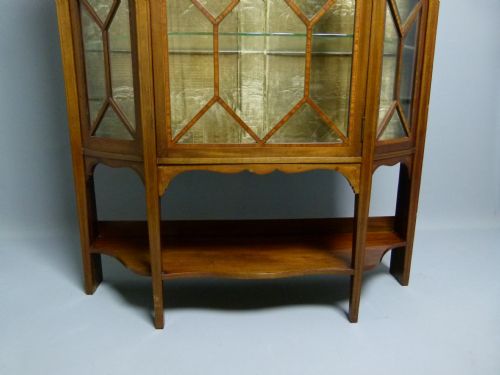 fig 2. Fine Edwardian Mahogany Inlaid Display Cabinet