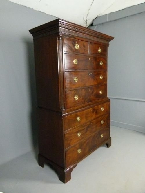 Georgian Mahogany Tallboy /Chest on Chest