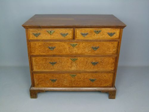 fig 1. Early 18th Century Walnut Chest Of Drawers
